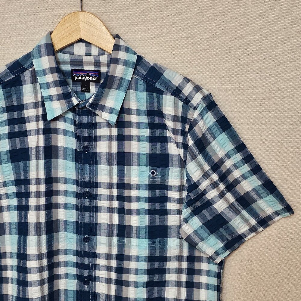 Patagonia Short Sleeve M's Puckerwear Button Down M